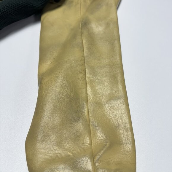 Vintage Sand Knit Doe Lon Letterman Varsity Jacket Mens 40 21x25 Chain Stitch - Picture 8 of 16